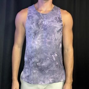 Lululemon purple tie dye tank top L